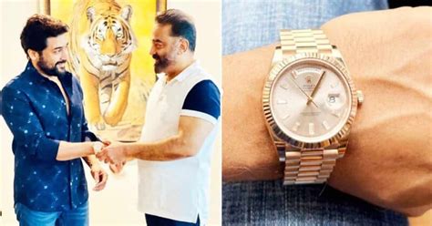 kamal haasan gifts rolex watch|kamal haasan vikram.